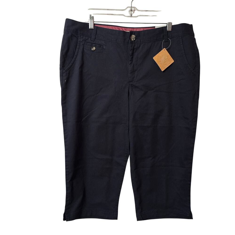 Docker's Women's Navy Capri Pants Size 16